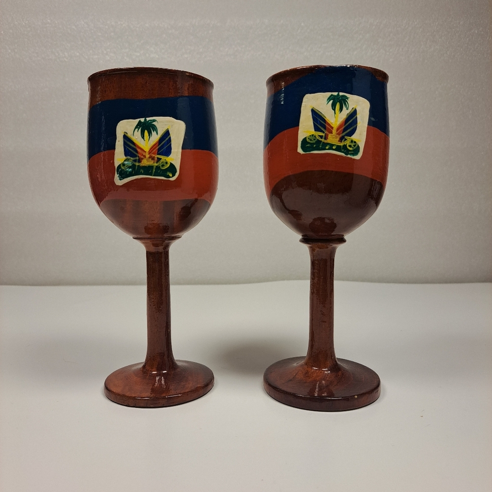 Colorful Hand Painted Goblets